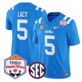 Kewan Lacy Jersey #5 Ole Miss Rebels 2026 Fiesta Bow Vapor Stitched