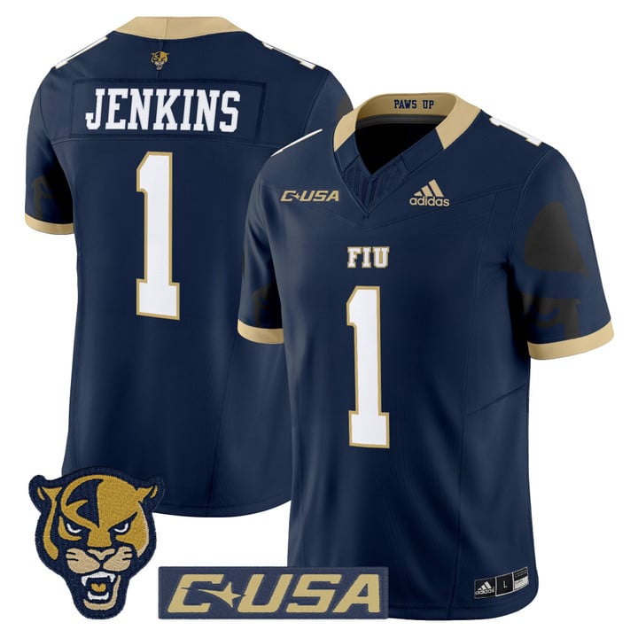 Keyone Jenkins Jersey #1 Florida International Panthers 2025 Stitched