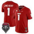 Keyshawn James-Newby Jersey #1 UNM Lobo Football 2025 Stitched Red