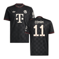 Kingsley Coman #11 Bayern Munich 2025-26 Third Men Jersey – Black