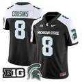 Kirk Cousins Jersey #8 Michigan State Spartans 2025 Vapor Stitched Black Alter