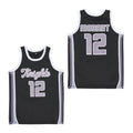 Knights #12 Ja Morant Movie Basketball Jersey Black