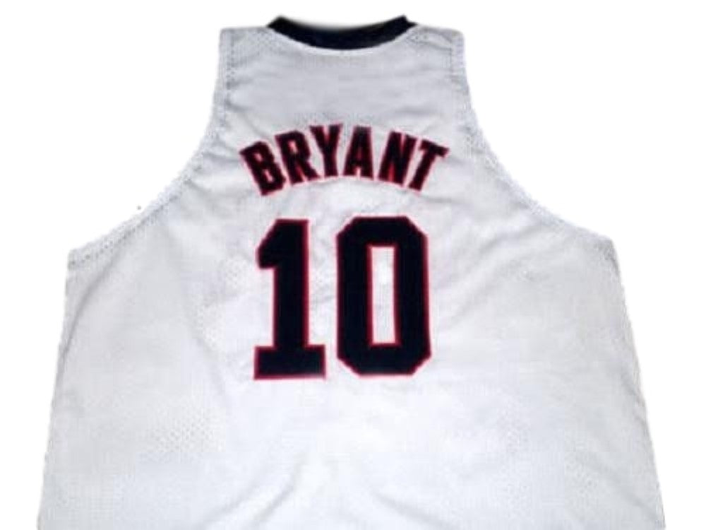 Kobe Bryant Jersey #10 Team USA Basketball White