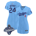 Kobe Bryant Dress #24 Dodgers 2025 World Series Champions Stitched