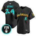Kobe Bryant Jersey #24 Los Angeles Dodgers Graffiti Street Style Stitched