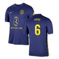 Koke 6 Atlético de Madrid 2025-26 Away Match Jersey – Navy