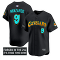 Kyle Manzardo Jersey #9 Cleveland Indians Graffiti 216 Ink Edition