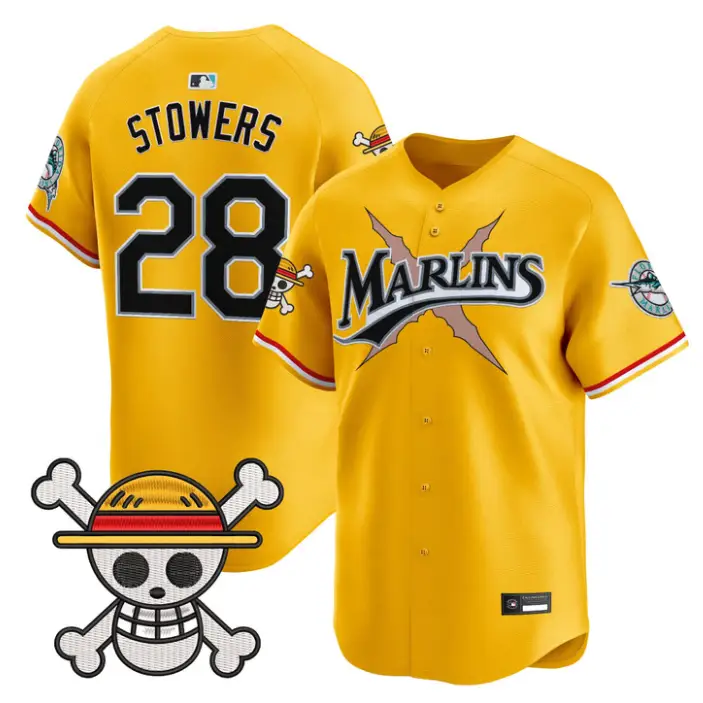 Kyle Stowers Jersey #28 Miami Marlins One Piece Premier Stitched