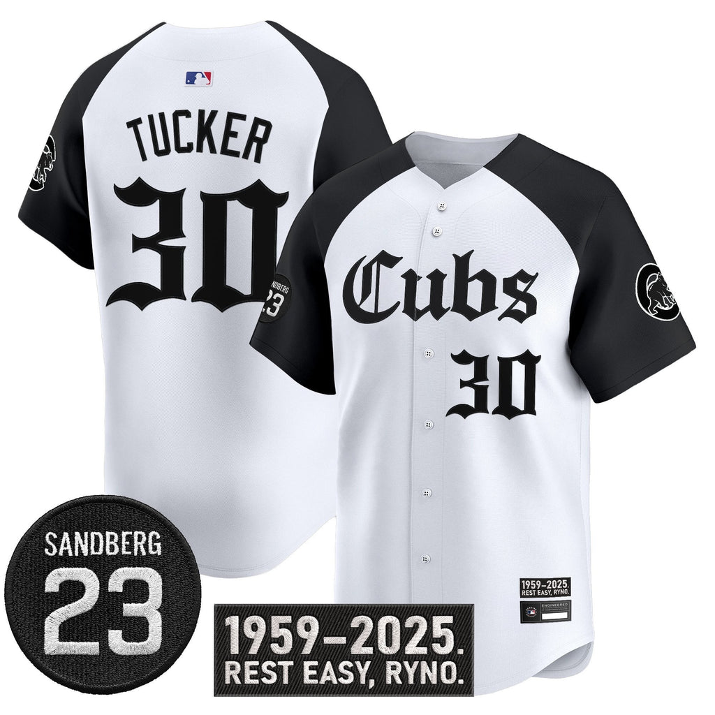 Kyle Tucker Jersey #30 Chicago Cubs Ryne Sandberg Tribute Stitched
