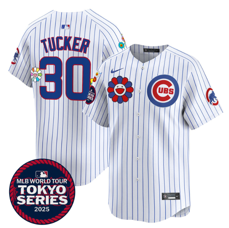 Kyle Tucker Jersey #30 Chicago Cubs Harry Caray Holy Cow Patch Premier Limited Stitched