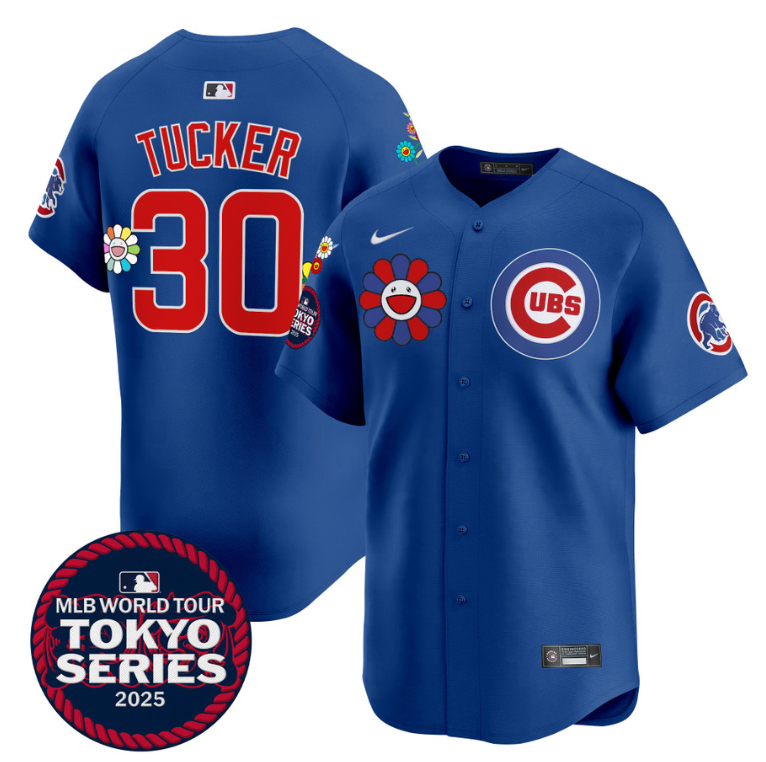 Kyle Tucker Jersey #30 Chicago Cubs Harry Caray Holy Cow Patch Premier Limited Stitched