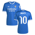 Kylian Mbappe #10 Real Madrid 2025-26 Third Match Jersey – Blue