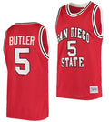 Malachi Flynn Jersey San Diego State Aztecs College Basketball Blue Alternate #22