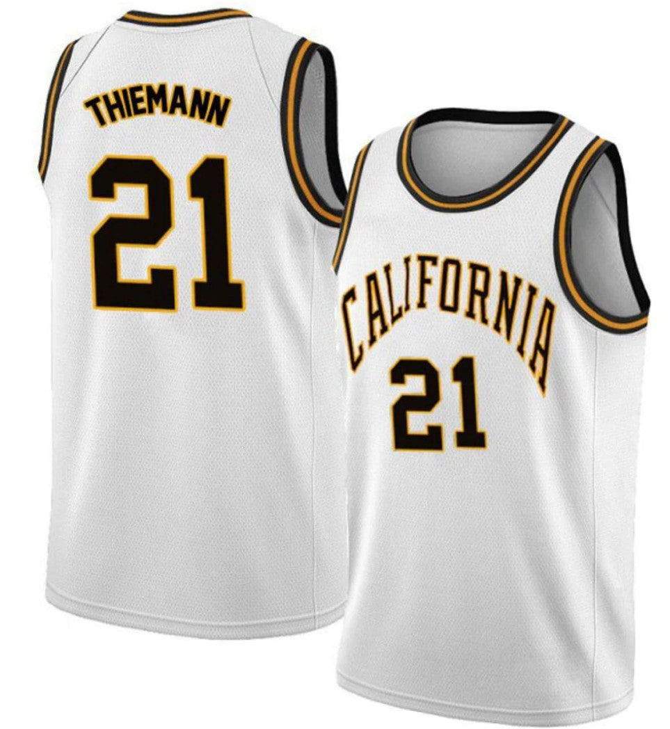 Lars Thiemann Jersey California Golden Bears College Basketball #21