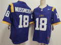 LSU Tigers #18 Garrett Nussmeier Jersey 2025 F.U.S.E. Football Stitched