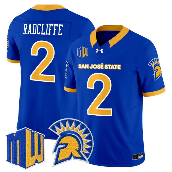 Lamar Radcliffe Jersey #2 San José State Spartans 2025 Limited Stitched