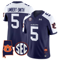 Lambert-Smith Jersey #5 Auburn Tigers 2025 Alabama Patch Stitched