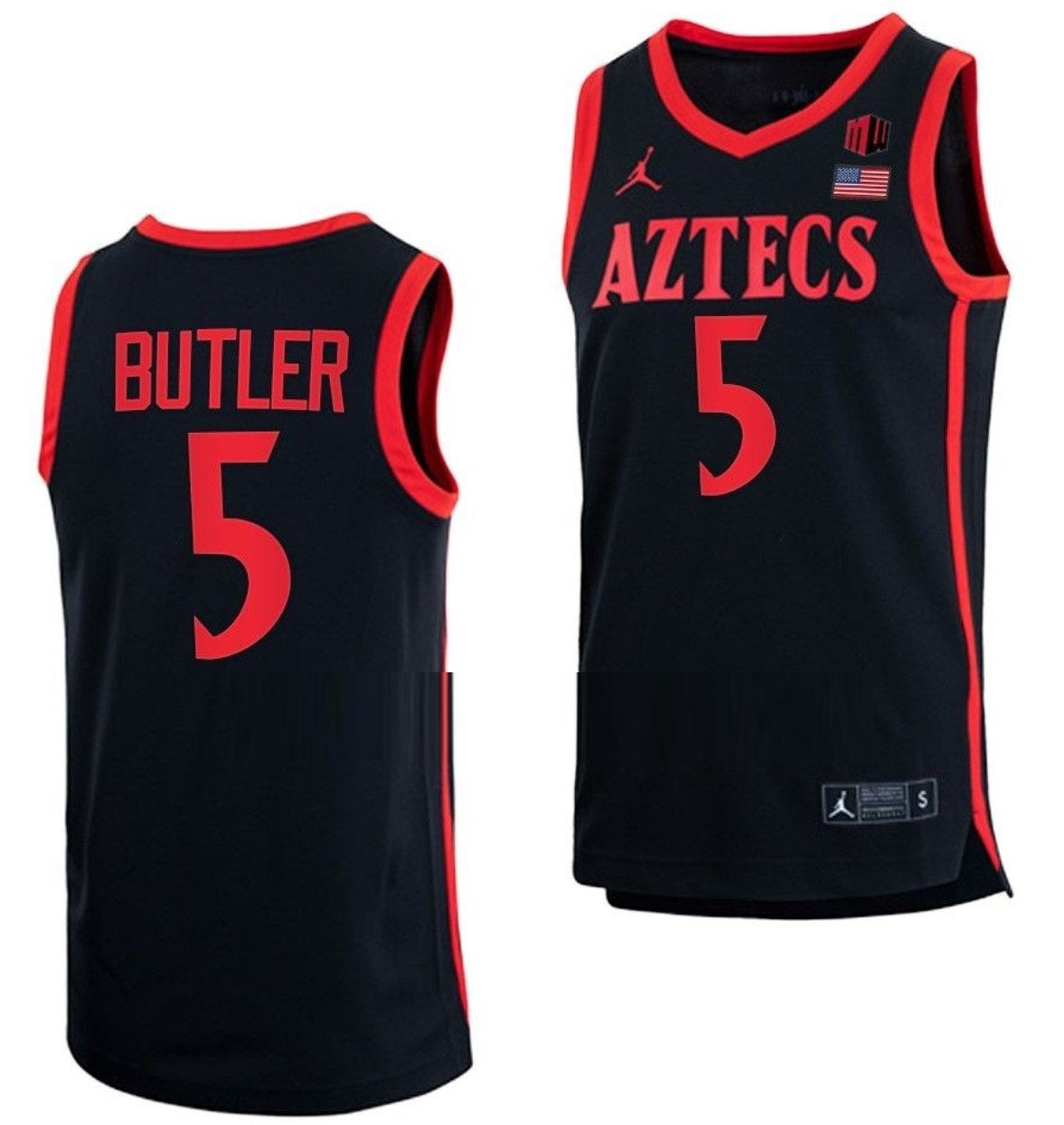 Lamont Butler Jersey San Diego State Aztecs College Basketball Black #5
