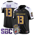 Landon Ellis Jersey #13 James Madison Dukes 2025 Vapor Limited Stitched