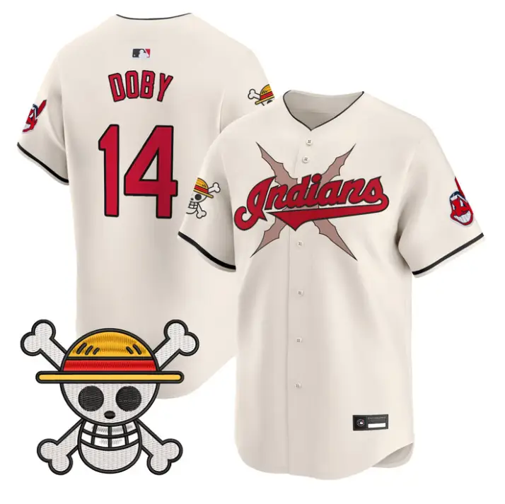 Larry Doby Jersey #14 Cleveland Indians One Piece Premier Stitched