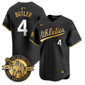 Lawrence Butler Jersey #4 Oakland Athletics 125th Anniversary Stitched