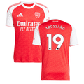 Leandro Trossard #19 Arsenal 2025-26 Home Jersey – Red