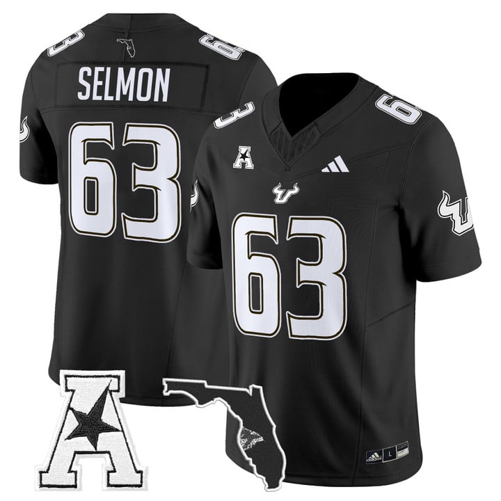 Lee Roy Selmon Jersey #63 South Florida Bulls 2025 Limited Stitched