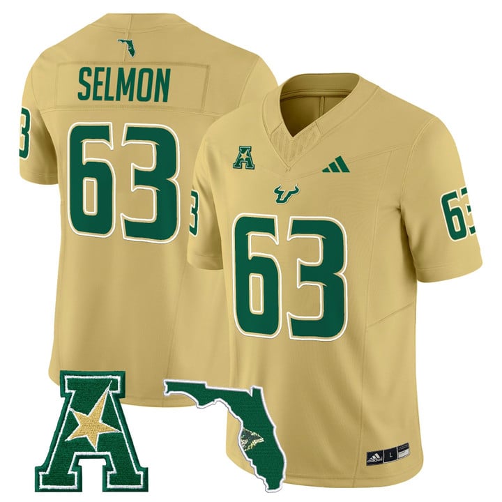 Lee Roy Selmon Jersey #63 South Florida Bulls 2025 Limited Stitched