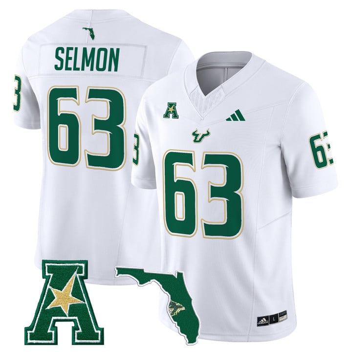Lee Roy Selmon Jersey #63 South Florida Bulls 2025 Limited Stitched