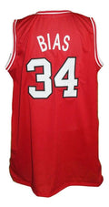 Len Bias Jersey #34 Maryland College Basketball Red