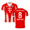 Leon Goretzka 8 Bayern Munich 2025-26 Home Jersey – Red