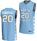 Lexi Donarski Jersey #20 UNC Tar Heels Basketball Lightweight Blue