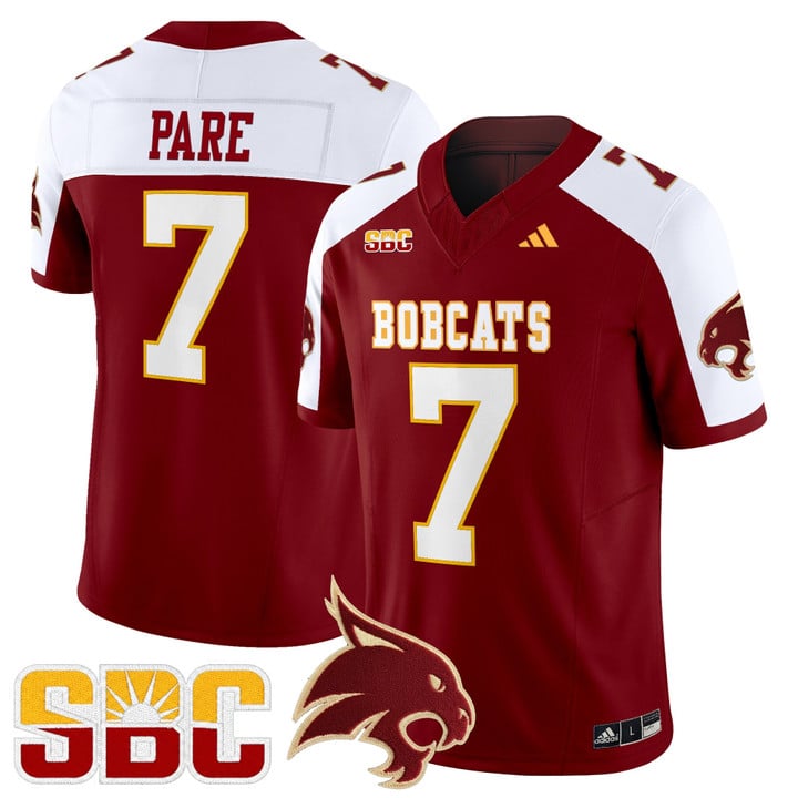 Lincoln Pare Jersey #7 Texas State Bobcats 2025 Limited Stitched