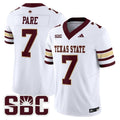 Lincoln Pare Jersey #7 Texas State Bobcats 2025 Limited Stitched