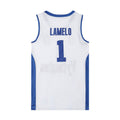 Lithuania Prienu Vytautas #1 LaMelo Basketball Jersey White