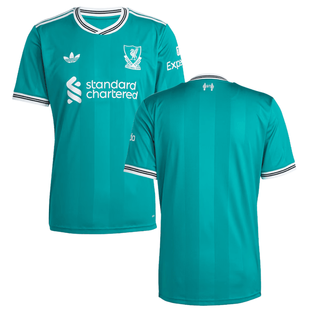 Liverpool 2025-26 Third Match Jersey – Aqua