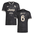 Lloyd Kelly 6 Juventus 2025-26 Third Match Jersey – Black