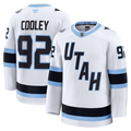 Logan Cooley Jersey #92 Utah Mammoth Away Premium Player Stitched White