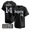 Logan O'Hoppe Jersey #14 Los Angeles Angels Gothic Halo Edition Stitched