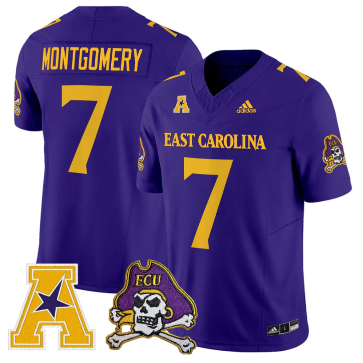 London Montgomery Jersey #7 East Carolina Pirates 2025 Limited Stitched