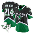 Lone Star Jersey #214 Dallas Stars 99 Throwback Vapor Football Style Stitched