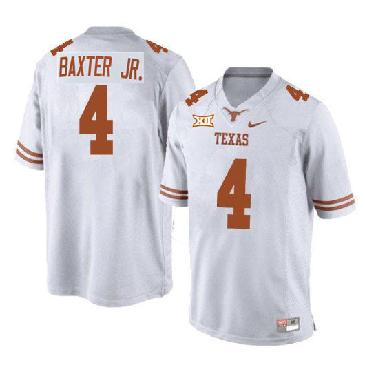 Longhorns #4 Cedric Baxter Jr. College Football Jersey Stitched