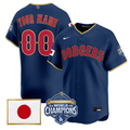 Los Angeles Dodgers Custom Jersey - All Stitched Navy