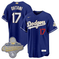 Los Angeles Dodgers #17 Shohei Ohtani Royal 2026 Gold Stadium Stitched Jersey