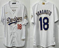Los Angeles Dodgers #18 Yoshinobu Yamamoto White 2026 Gold Limited Jersey