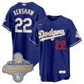 Los Angeles Dodgers #22 Clayton Kershaw Royal 2026 Gold Stitched Jersey