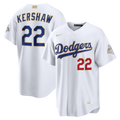 Los Angeles Dodgers #22 Clayton Kershaw White 2026 Gold Collection Stadium Jersey