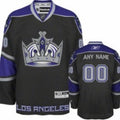 Los Angeles Kings  Customized Black Jersey Stitched