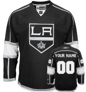 Los Angeles Kings Customized Black Third Jersey Stitched