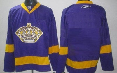 Los Angeles Kings Customized Purple Jersey Stitched